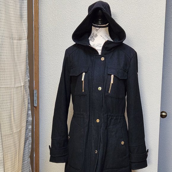 Michael Kors Black Hooded Jacket - Picture 2 of 15